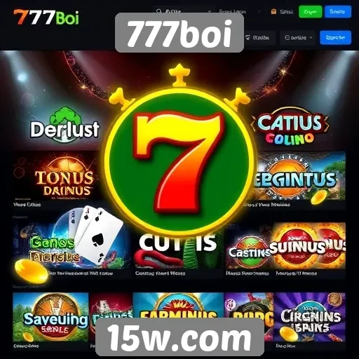 Opções de jogos disponíveis na plataforma 777boi