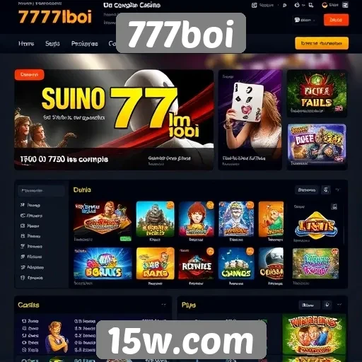 Interface do usuário e experiência de navegação no 777boi